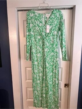 NWT Lilly Pulitzer Fauna Green Tulip to Tango Tilli Maxi